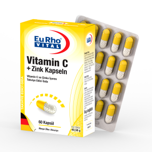 EuRho® Vital Vitamin C + Zink Kapseln