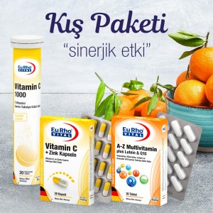 EuRho® Vital Kış Paketi Multivitamin-3'lü Paket